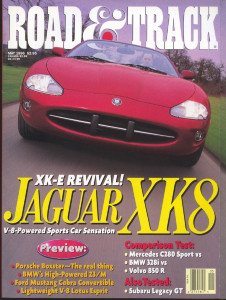 ROAD & TRACK 1996 MAY - VIPER GTS, JAG XK8, 860 MONZA